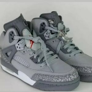 Jordan® BG -Wolf Grey Uni Red - Sz 7Y - 8.5W